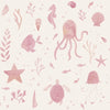 Wallpaper sample Sandberg Della - Pink – Children's wallpaper