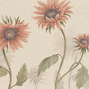 Tapete Sandberg - Sonnenblumen - Pfirsich