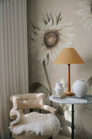 Tapete Sandberg - Sonnenblumen - Weiß