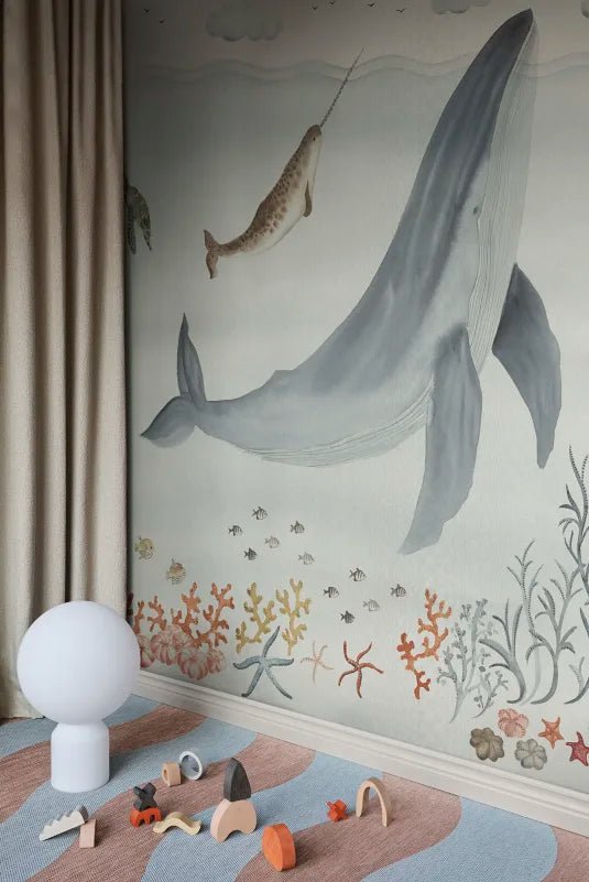 Wallpaper Sandberg Sally, Blue – Underwater wallpaper