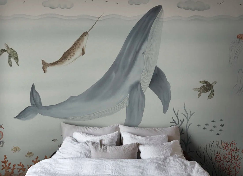 Wallpaper Sandberg Sally, Blue – Underwater wallpaper