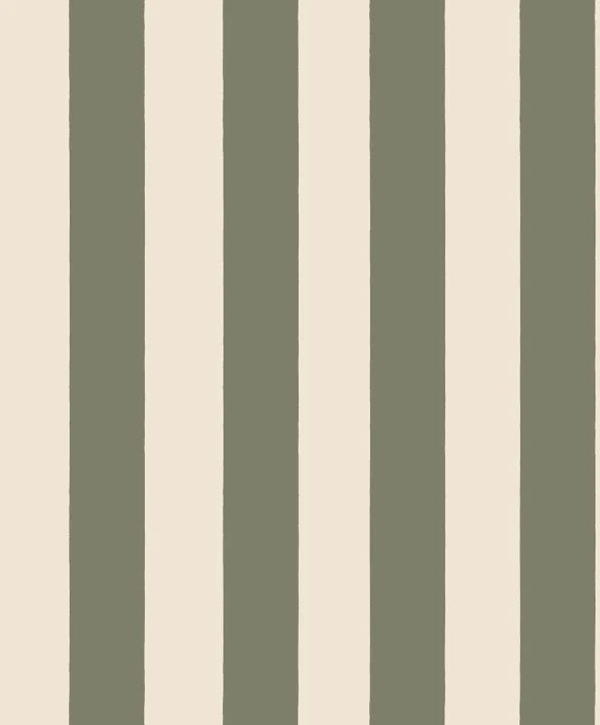 Wallpaper Sandberg Sam, Forest Green – Striped wallpaper
