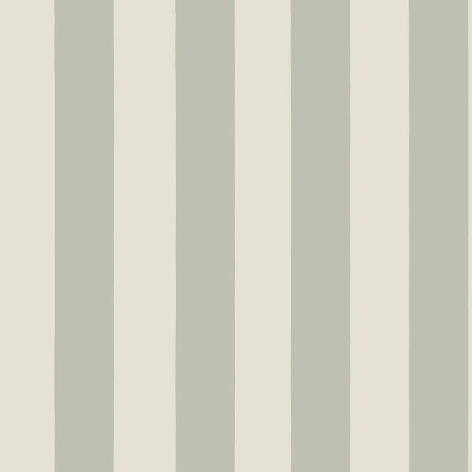 Tapete Sandberg Sam, Salbeigrün – Streifentapete