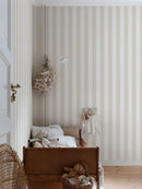 Wallpaper Sandberg Sam, Linen – Striped wallpaper