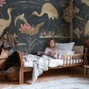 Behang Sandberg - Seabirds - Dark Blue