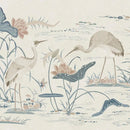 Behangstaal Sandberg - Seabirds - Misty Blue