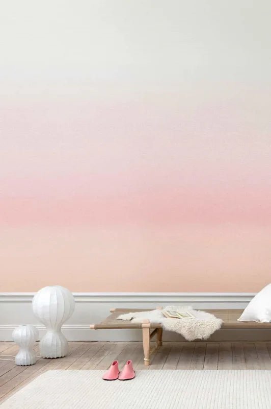 Behang Sandberg Skymning, Pink behang