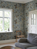 Wallpaper Sandberg - Tree of Life Mural - Blu chiaro