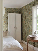 Tapeten Sandberg - Baum des Lebens Wandbild - Salbei Grün