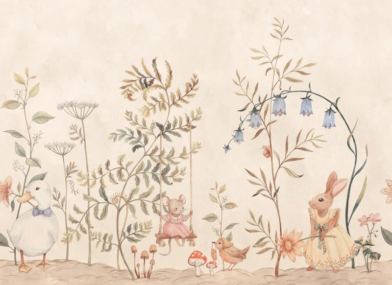 Behang Sandberg Vilhelmina Beige – Kinderbehang