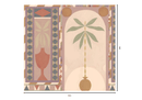 Tres Tintas wallpaper - Jungle Arches Mural - Beige