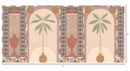Tres Tintas wallpaper - Jungle Arches Mural - Beige