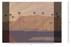 Tres Tintas wallpaper - Palms Views - Dark Blue
