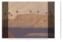 Tres Tintas wallpaper - Palms Views - Dark Blue