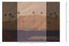 Tres Tintas wallpaper - Palms Views - Dark Blue