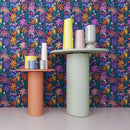 Season Paper - Parfum Nuit - Flower Wallpaper with a touch of Seventies Charme