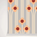 Season Paper - Pop Nuage Graphic Flower Wallpaper