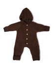 Smallstuff - Jumpsuit/suit bouclé merino wool, brown