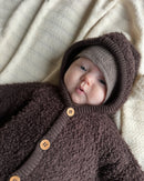 Smallstuff - salto/ pak bouclé merinowol, marrone