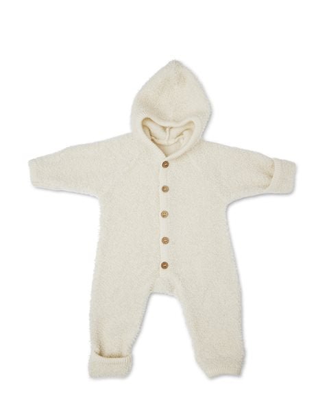 Smallstuff - Jumpsuit/ pak bouclé merinowol, gebroken wit