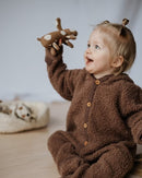 Smallstuff - salto/ pak bouclé Merinowol, rosebruin