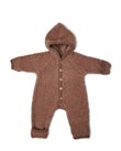 Smallstuff - Jumpsuit/ pak bouclé merinowol, Rozebruin