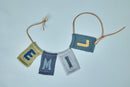 Smallstuf - Leren koord met gebreide letters (zelf samenstellen) - Kidsbarn Smallstuff Kidsbarn __label:NieuwBabynieuwLetter B Blauw
