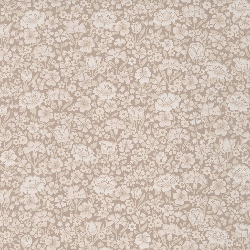 Esempio di carta da parati Little Greene - Fiori primaverili - Pietra di Portland