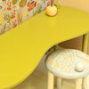 Float Stool Studio Jes Iken, houten design krukje kinderkamer in Lavender