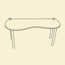 Studio Jes Iken - Waves Desk Hallesfanding