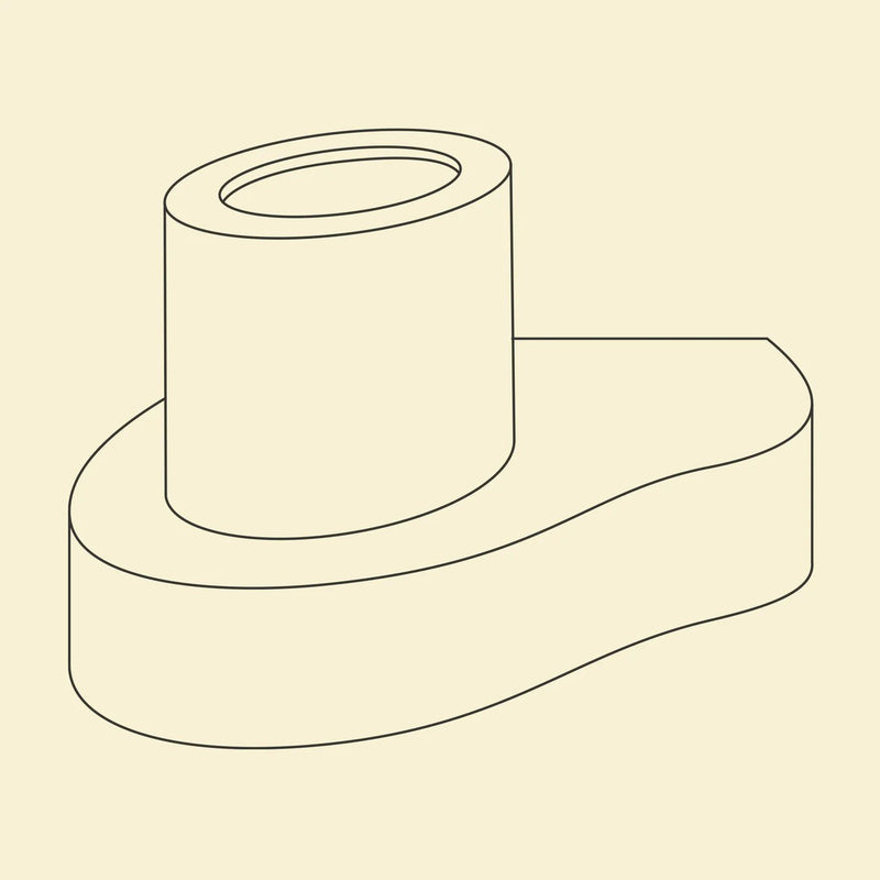 Studio Jes Iken - Waves platform & planter