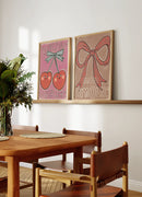 Studioloco - Kinderposter “Bow – Mon Amour” | Stijlvolle Strik Poster voor Kinderkamer