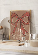 Studioloco - Kinderposter “Bow – Mon Amour” | Stijlvolle Strik Poster voor Kinderkamer