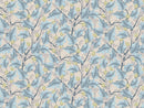 Sommergrau Wallpaper - Ranunculus - Blauw & Beige