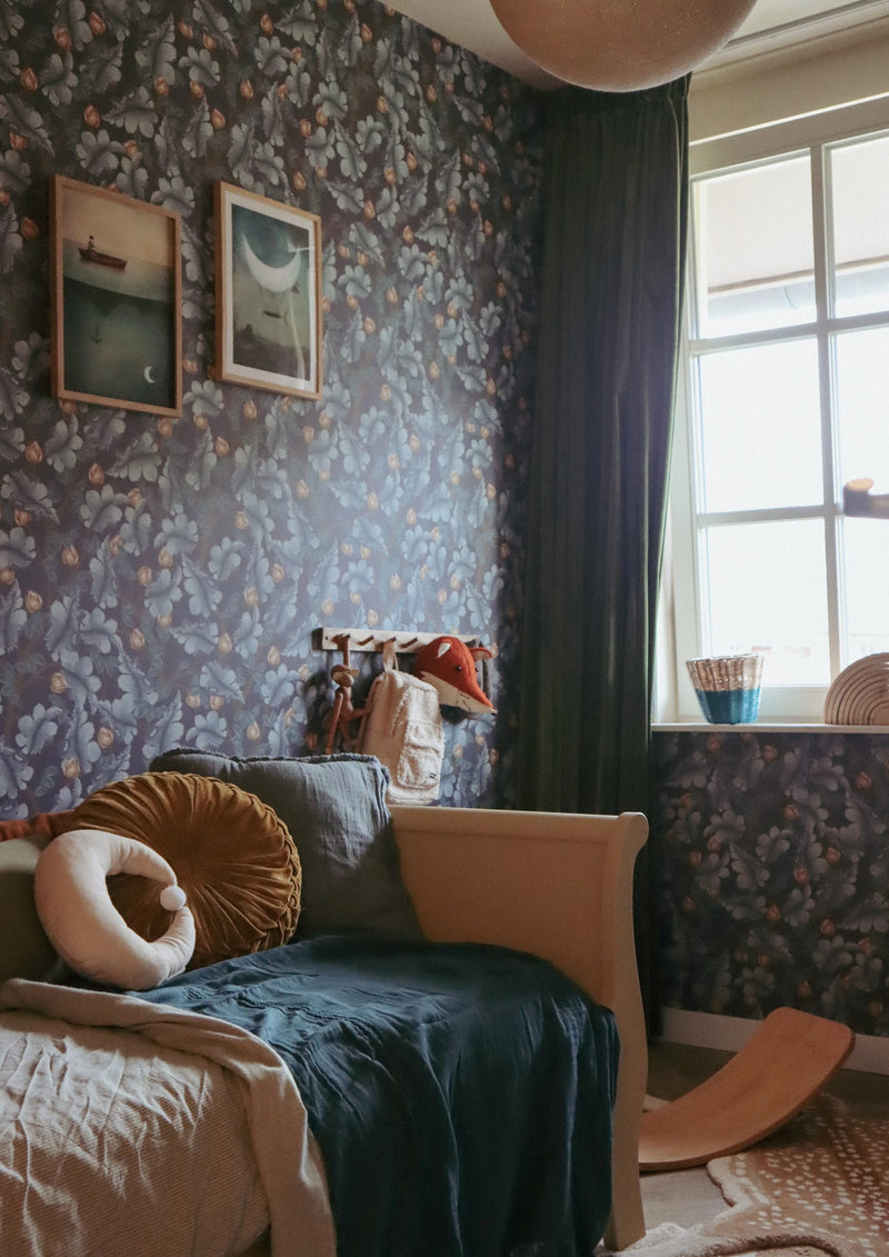 Sfondo grigio estivo - Ranunculus - Midnight Blue