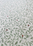 Campione carta da parati Summer Gray - Ladybirds - Green