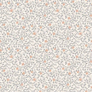 Wallpaper Summer Gray - Climbing Rose - Blue