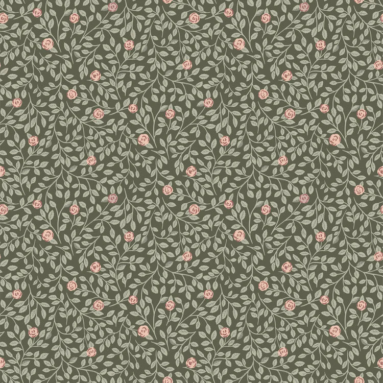 Papelera de verano Grey - Climbing Rose - Verde