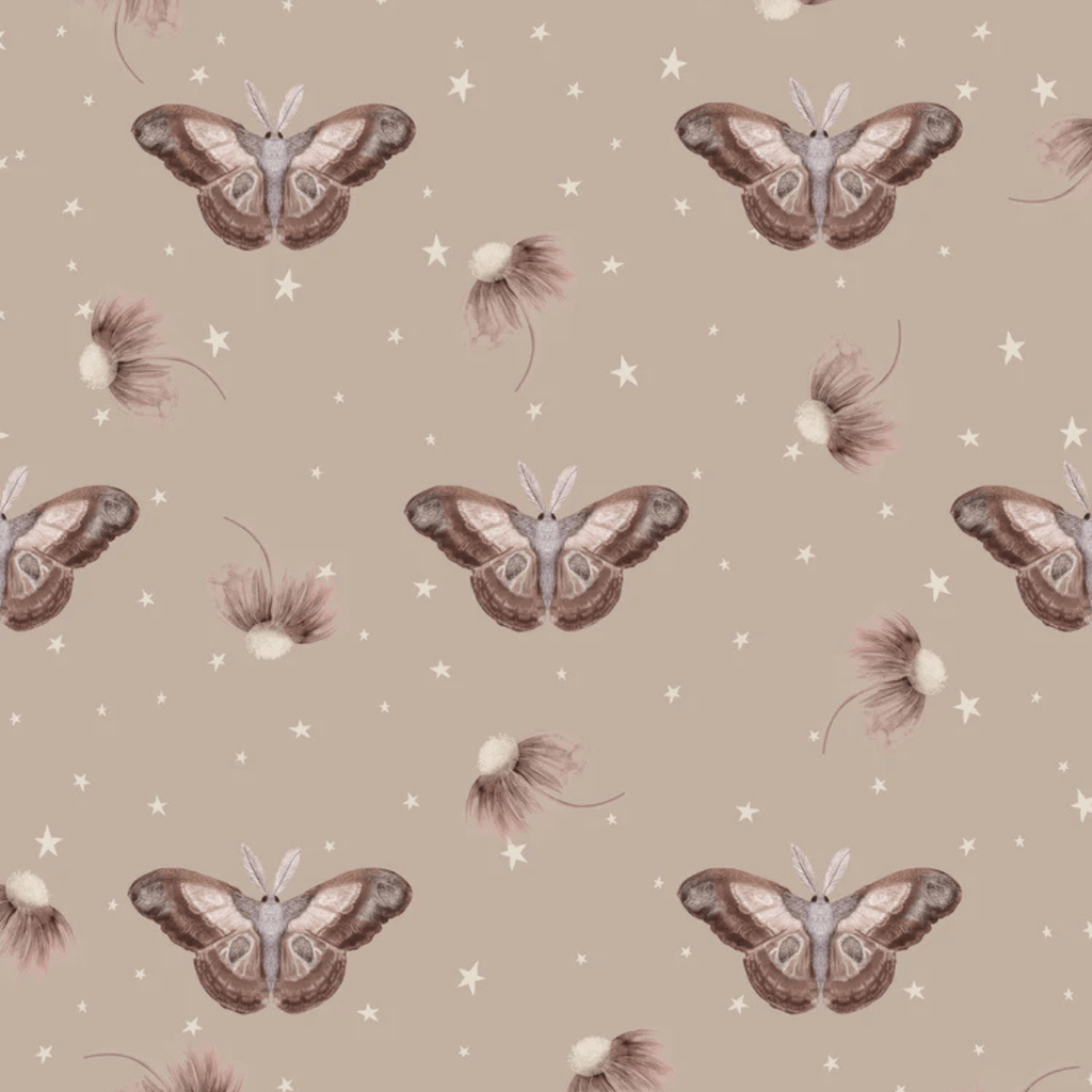 Wallpaper Summer Grey - Ophelia's Dream - Dusty Pink