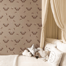 Wallpaper Summer Grey - Ophelia's Dream - Dusty Pink