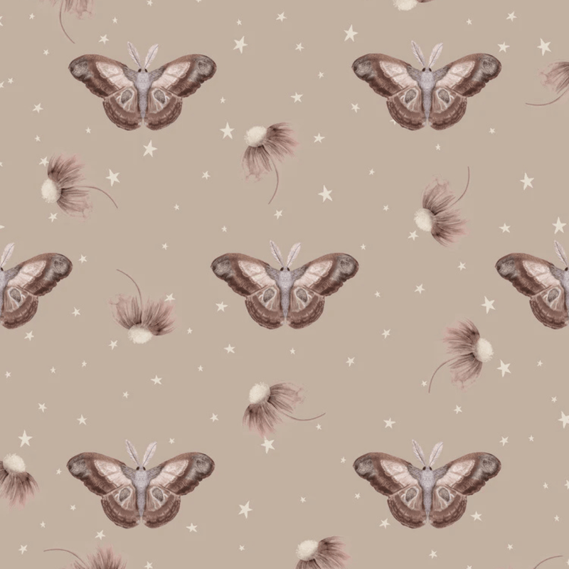 Wallpaper Summer Grey - Ophelia's Dream - Dusty Pink