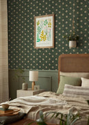 Fondo de pantalla Summer Grey - Kicki - Green & Cream