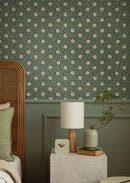 Fondo de pantalla Summer Grey - Kicki - Green & Cream