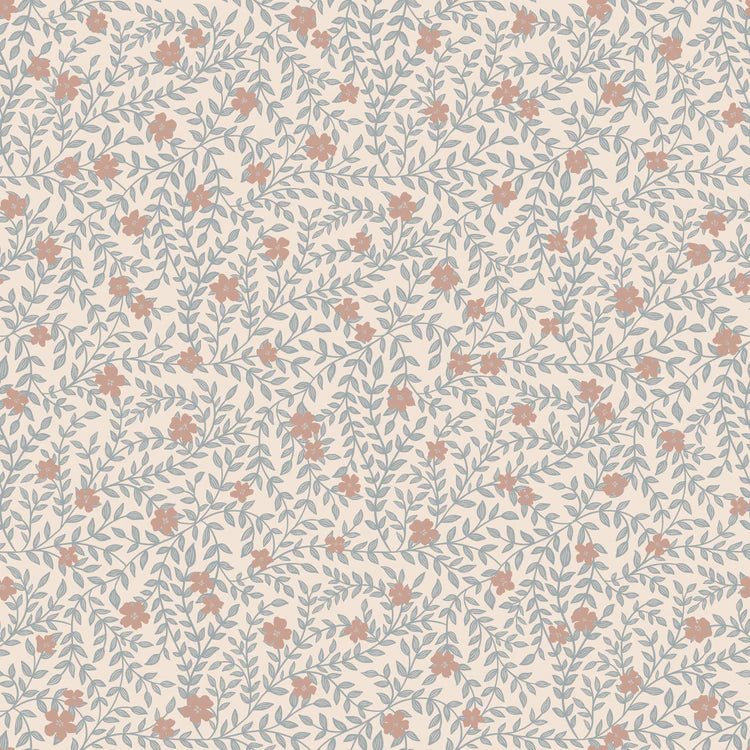 Wallpaper Summer Gray - Lief - Blue