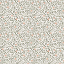 Wallpaper Summer Gray - Climbing Rose - Light green