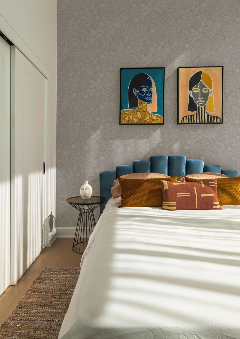 Sfondo grigio estivo - agosto - blu