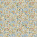 Behangstaal Summer Gray  - Doris - Blauw & Mosterd