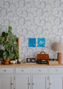 Fond d'écran gris d'été - Flower Wallpaper - Bluebells - Gray