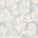 Wallpaper Summer Gray Wallpaper - Bluebells - Gray