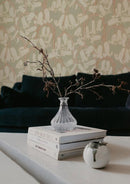 Sommergrau Tapete - Blumen Tapete - Bluebells - Grün